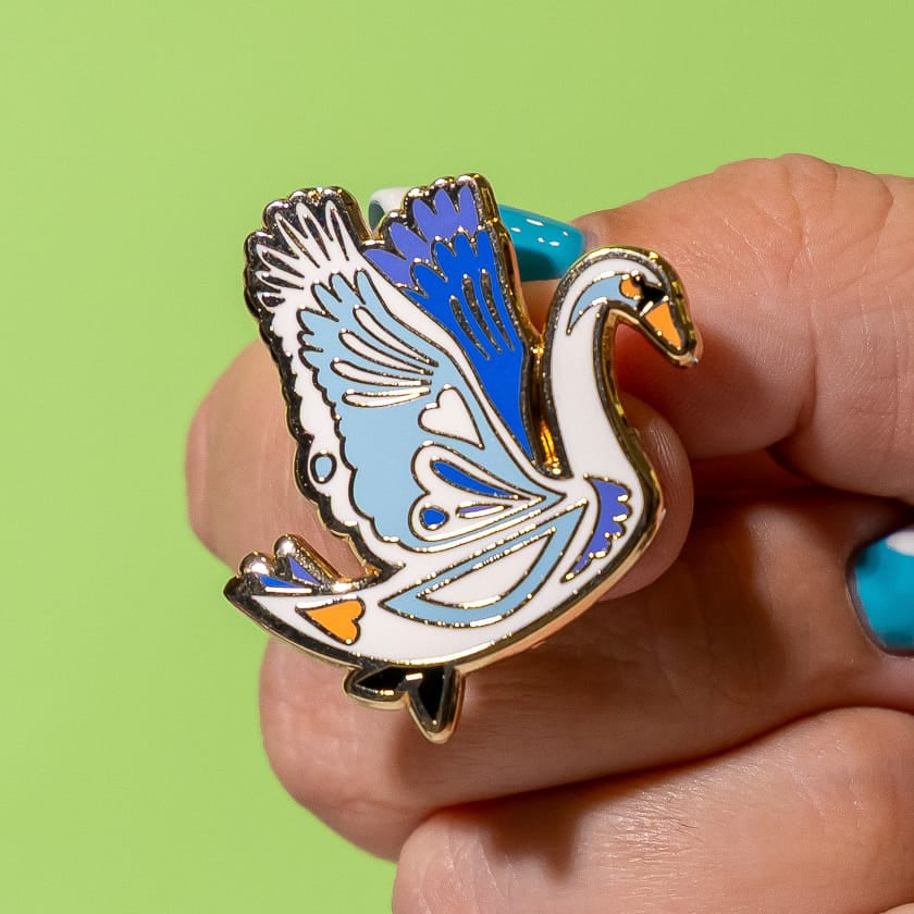 Maiden Curse Enamel Pin BookGeek
