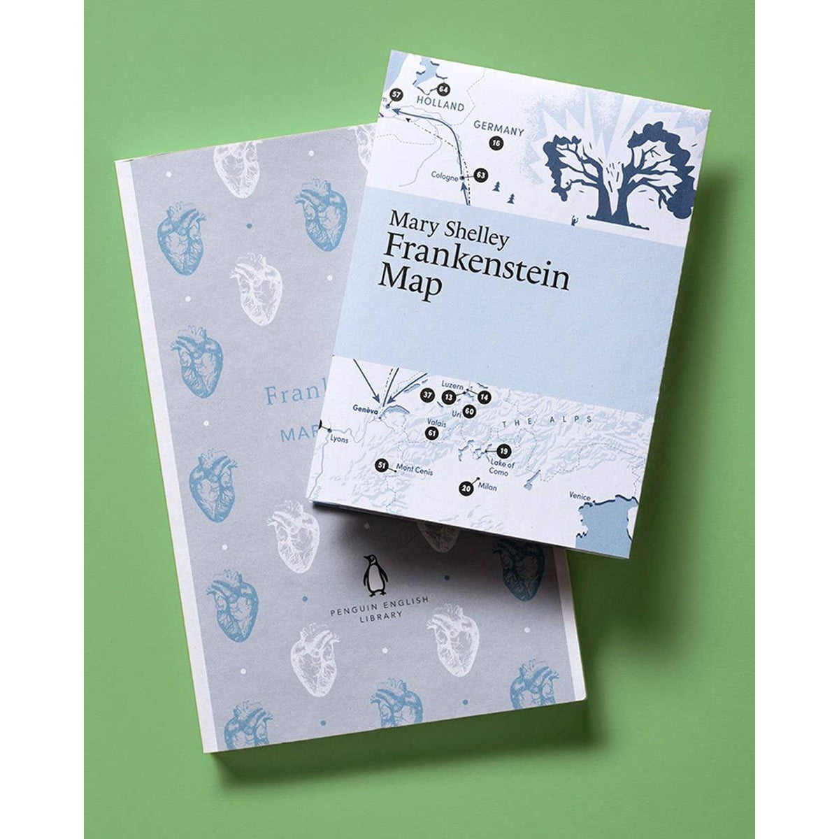 Mary Shelley: Frankenstein Map BookGeek