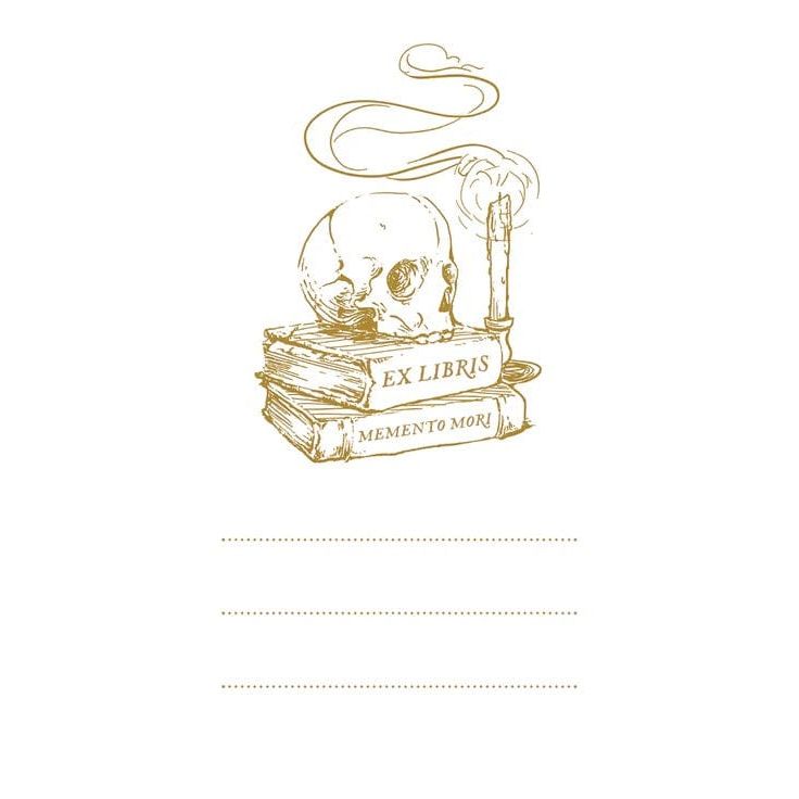 Memento Mori Bookplates BookGeek