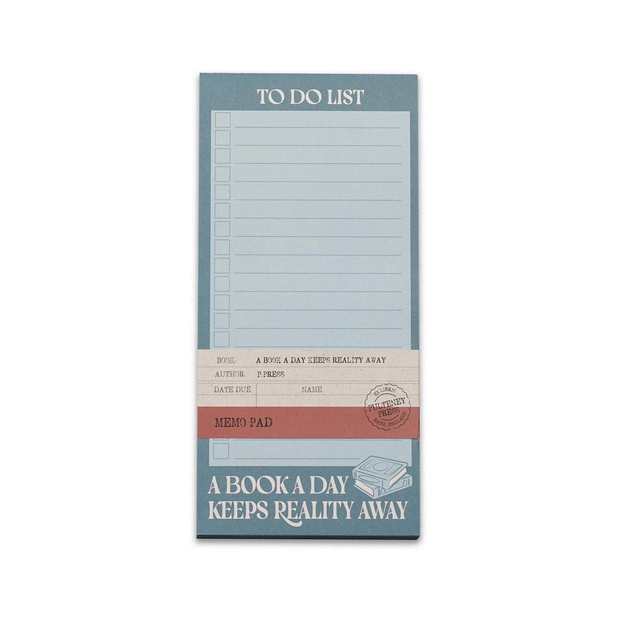Memo Pad – A Book a Day Keeps Reality Away BookGeek