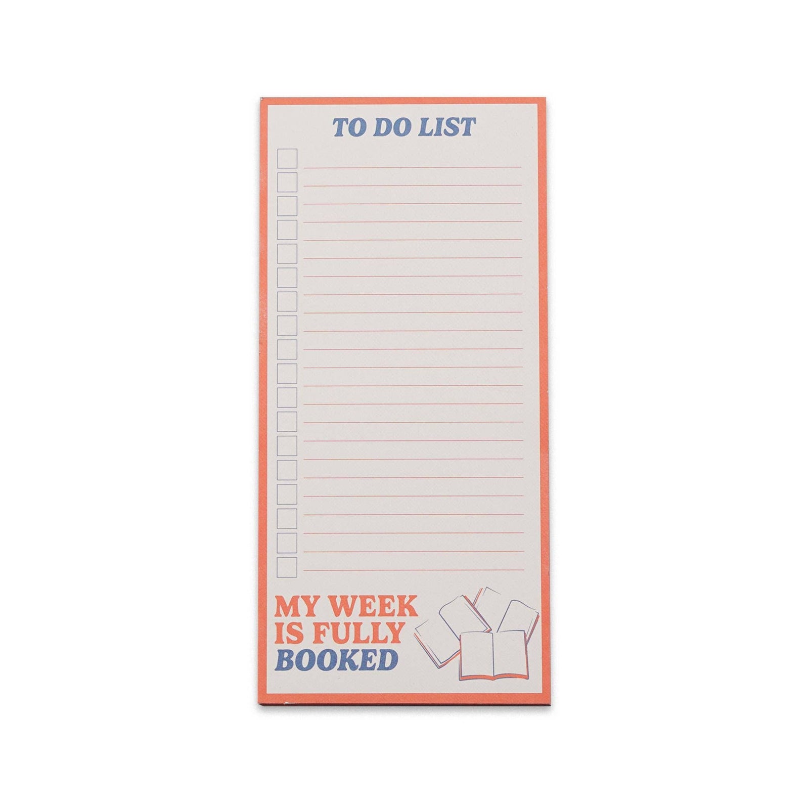 Memo Pad – My Week Is Fully Booked BookGeek