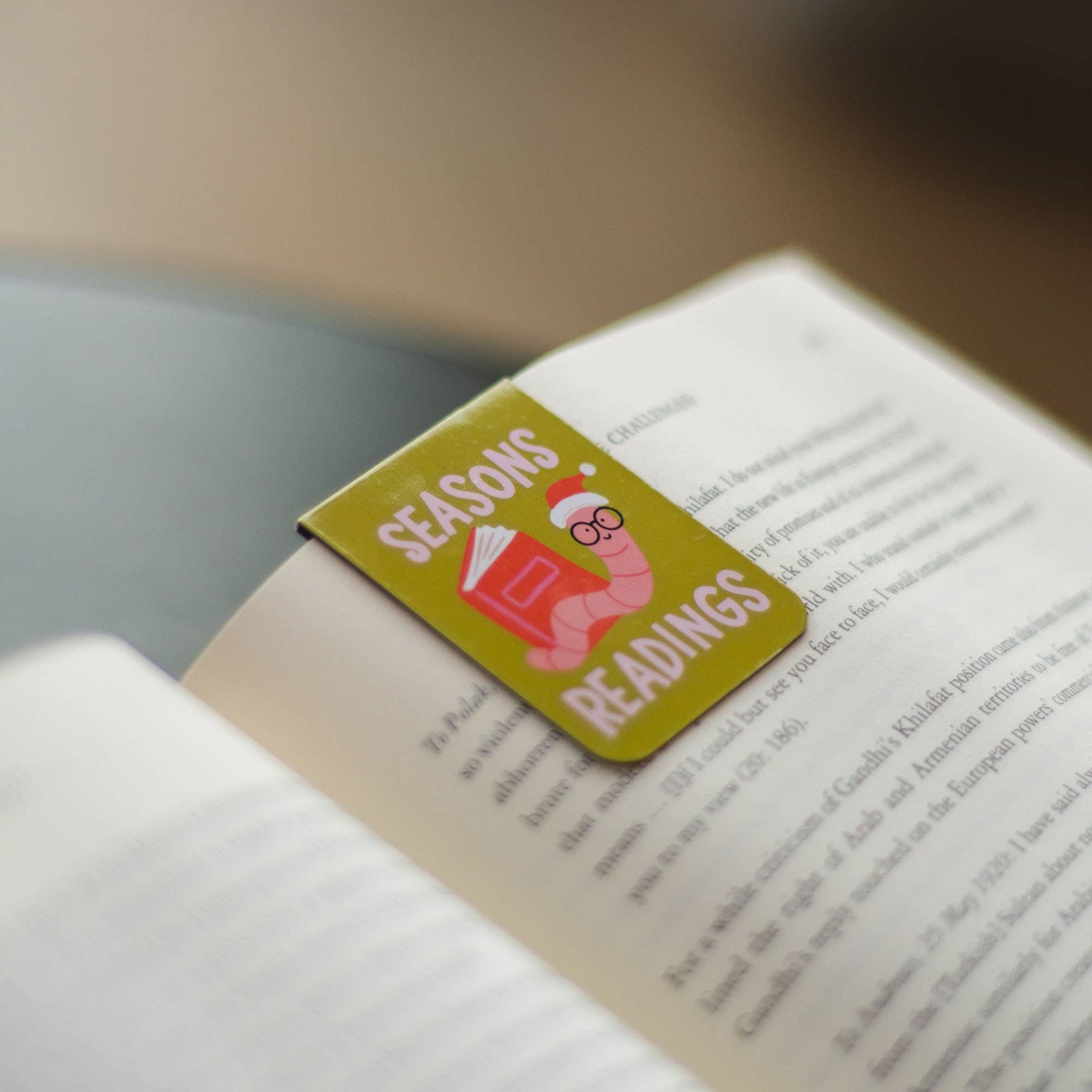 Merry Bookmas Christmas Magnetic Bookmarks BookGeek