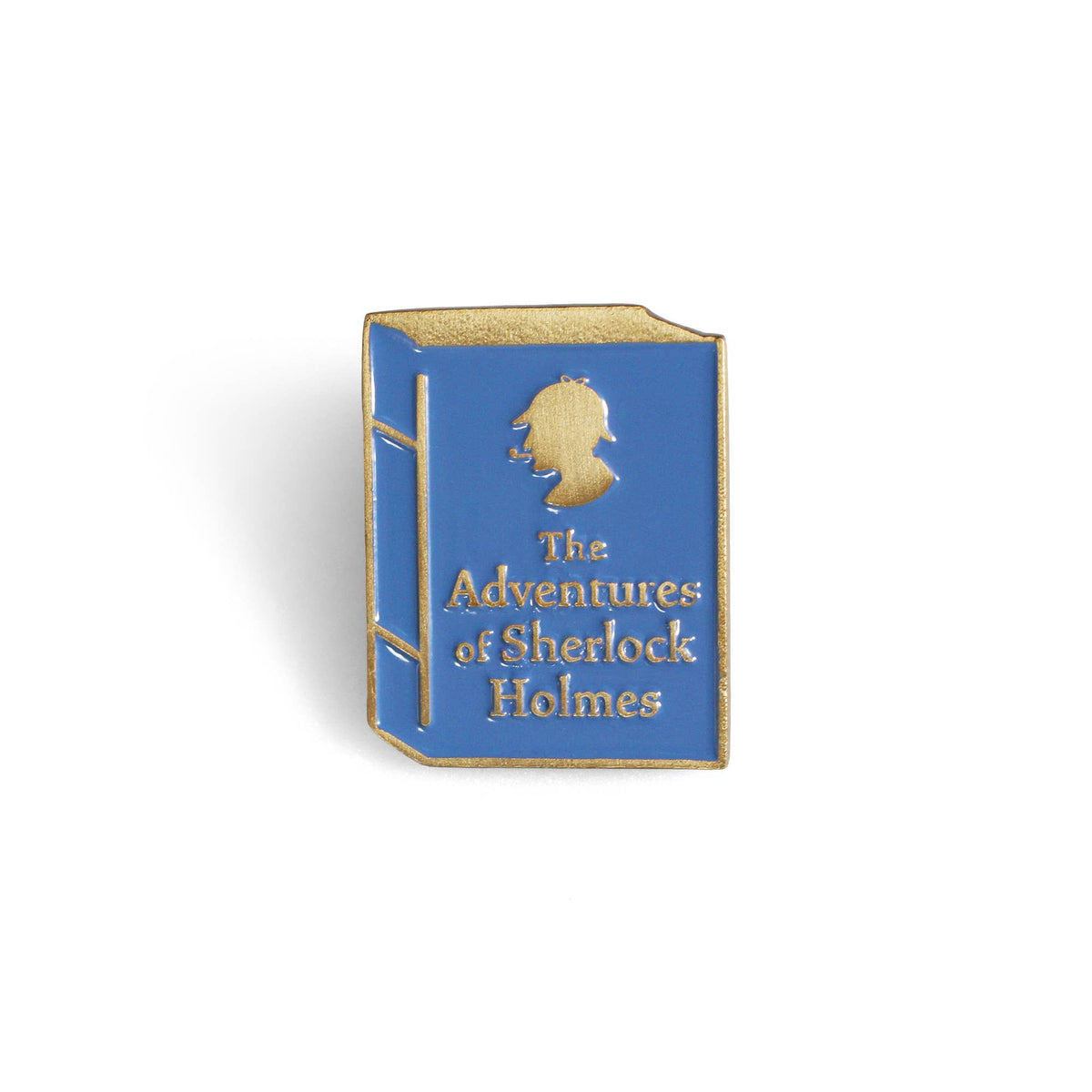 Metal Pin Badge Sherlock Holmes English Detective Book BookGeek