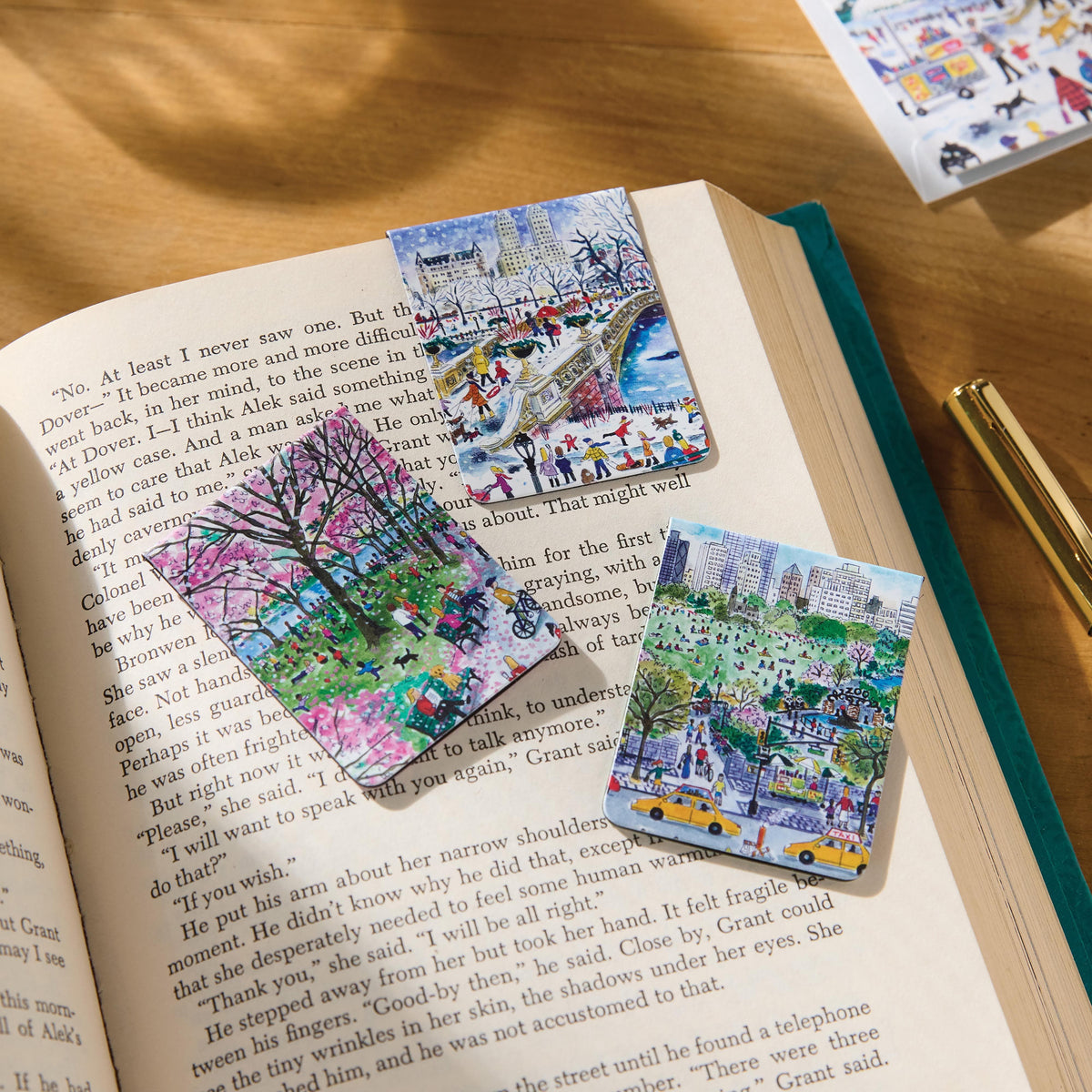 Michael Storrings Walk in the Park Magnetic Bookmarks BookGeek