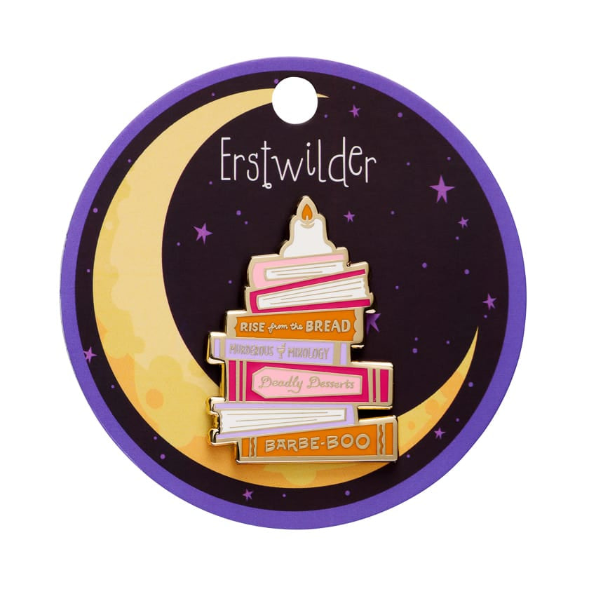 Midnight Library Enamel Pin BookGeek