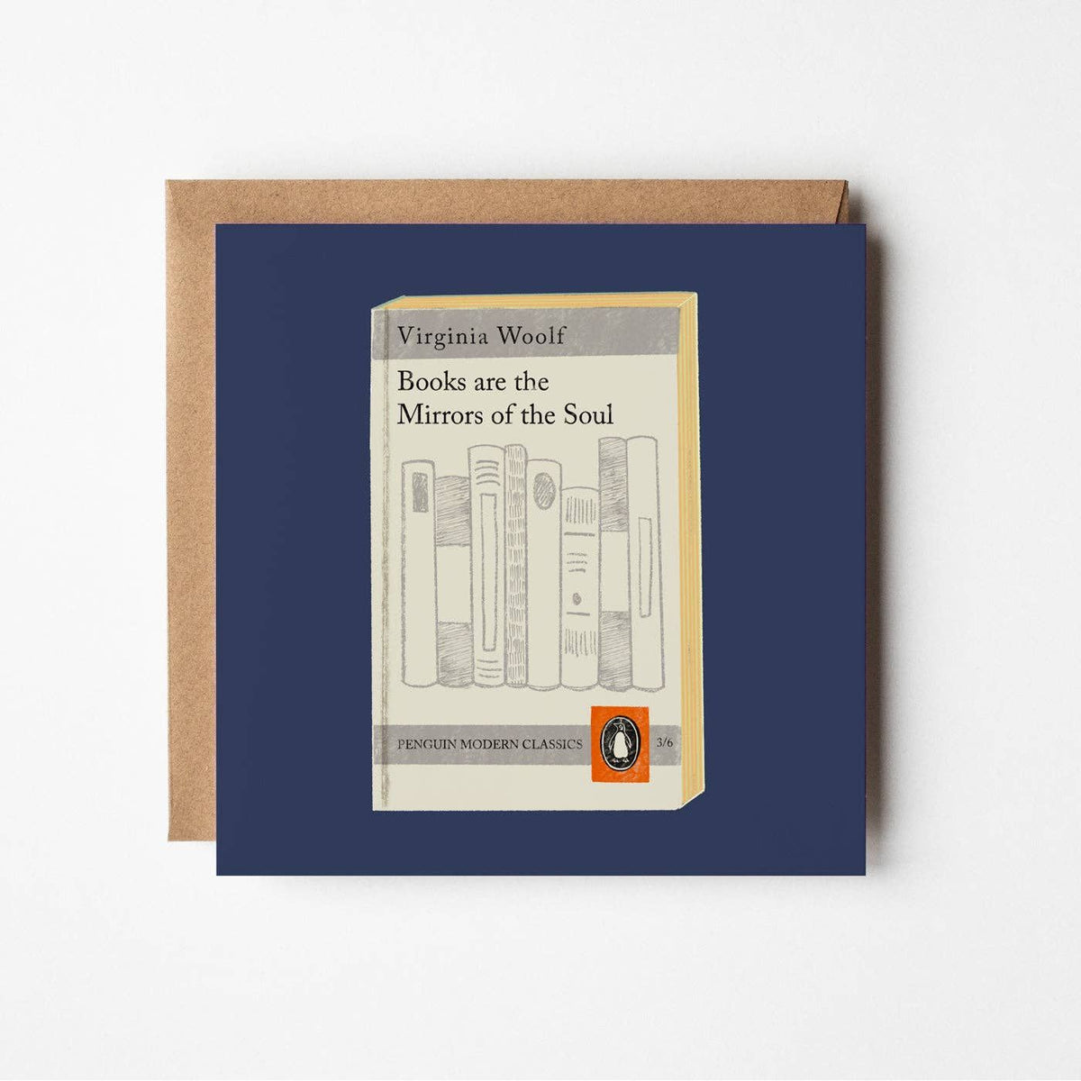 Mirrors of the Soul - blank greetings card BookGeek