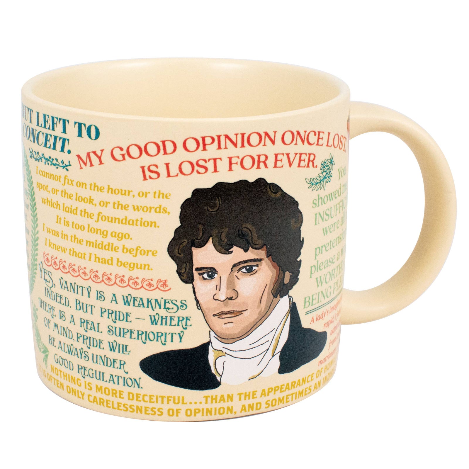 Mr. Darcy/Pride and Prejudice Mug BookGeek