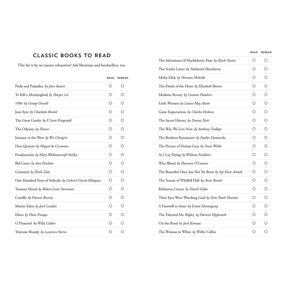 Must-Read Classics: A Book Club Journal for Bibliophiles BookGeek