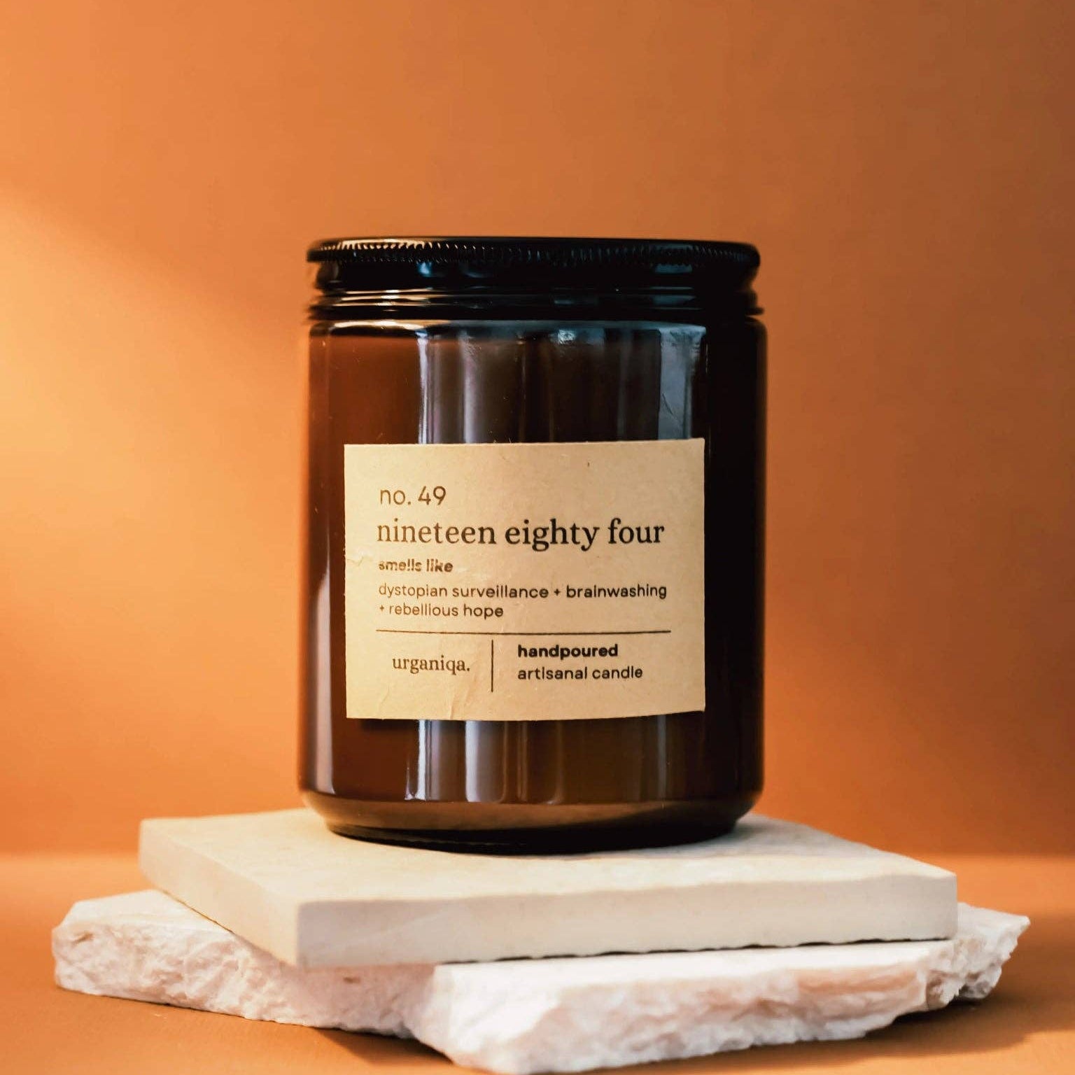 Nineteen Eighty Four Bookish Literary-inspired Soy Candle BookGeek