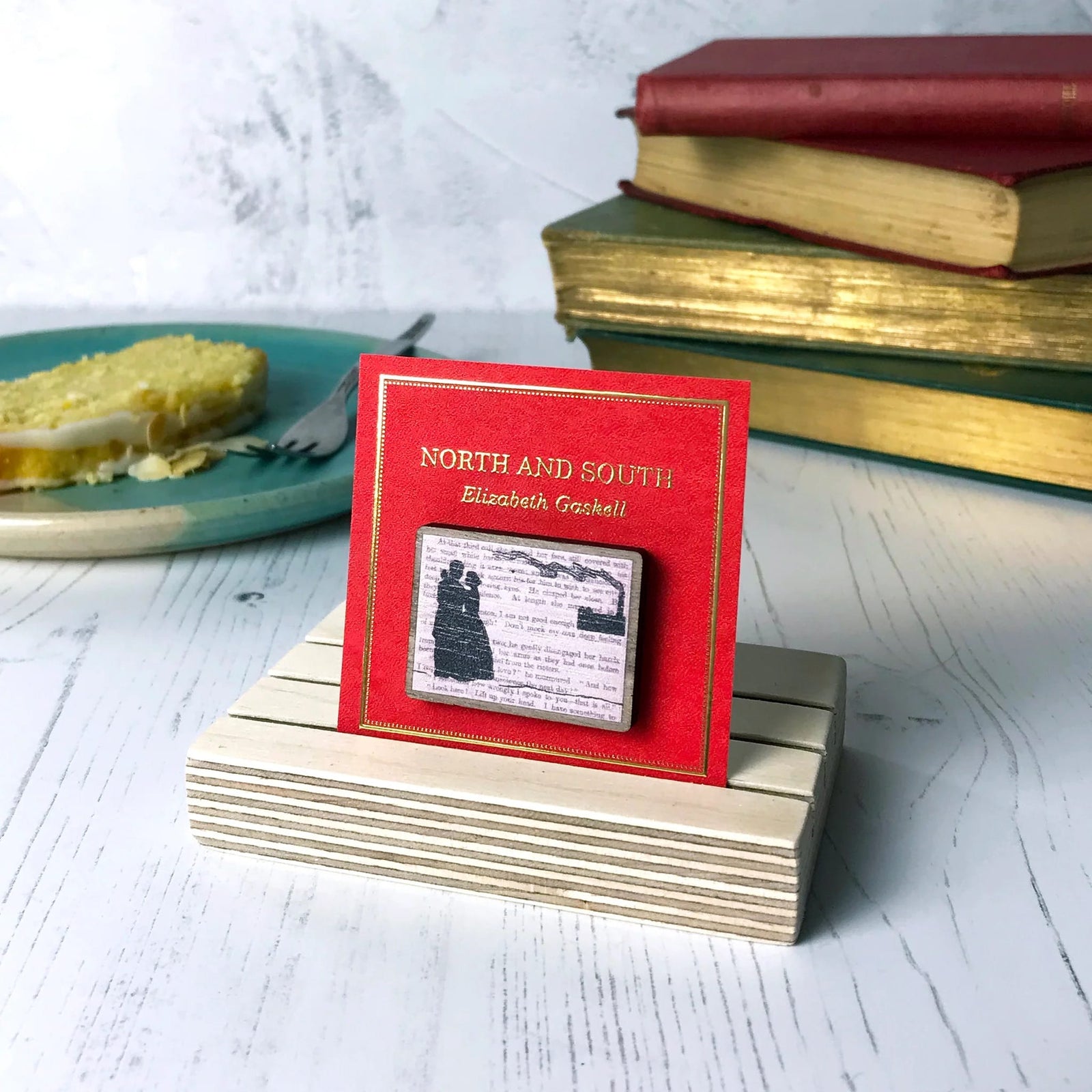 North and South Silhouette Pin BookGeek