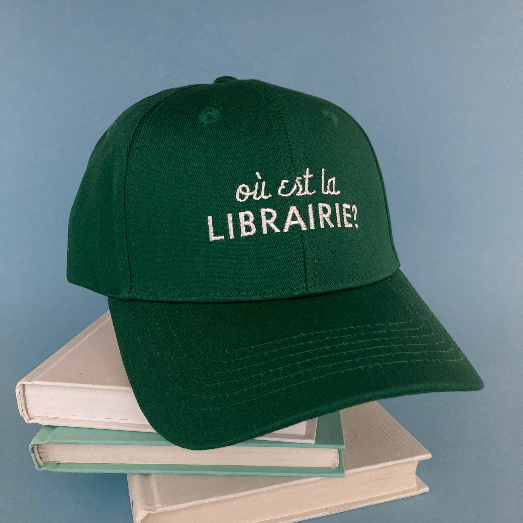 Ou est la Librairie hat - bookish hat Where is the Bookstore BookGeek