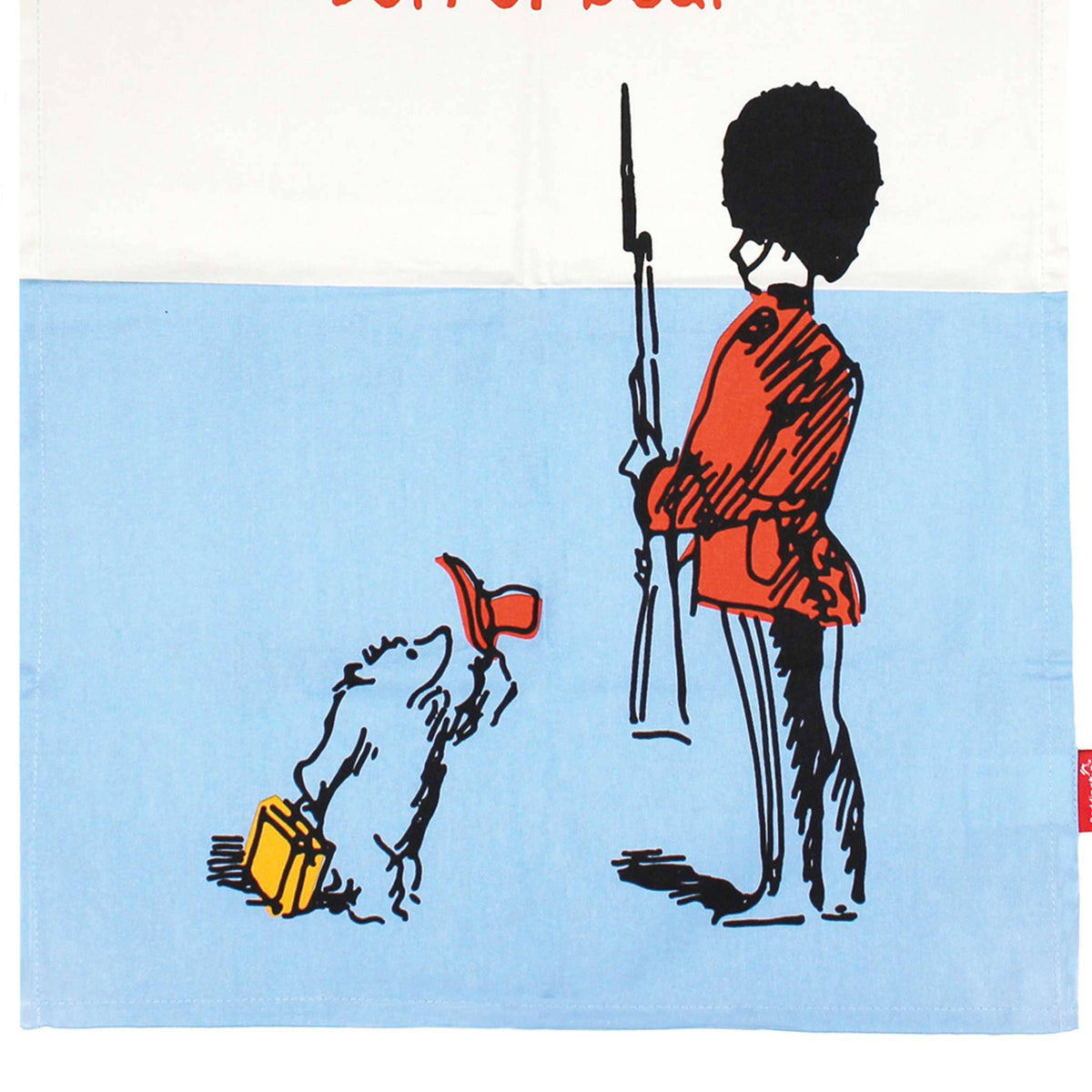 Paddington Bear King's Guard Recycled Cotton Tea Towel BookGeek