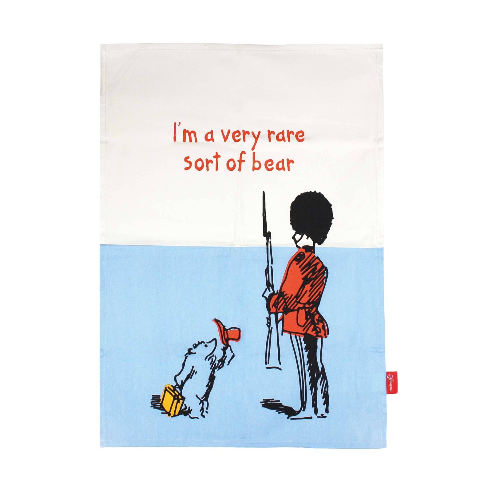 Paddington Bear King's Guard Recycled Cotton Tea Towel BookGeek