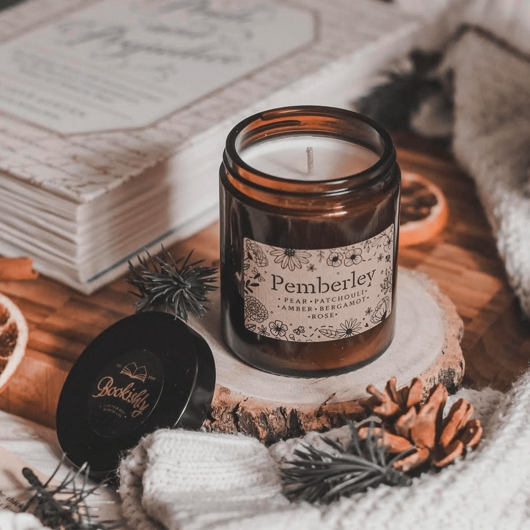 Pemberley Soy Wax Bookish Candle BookGeek