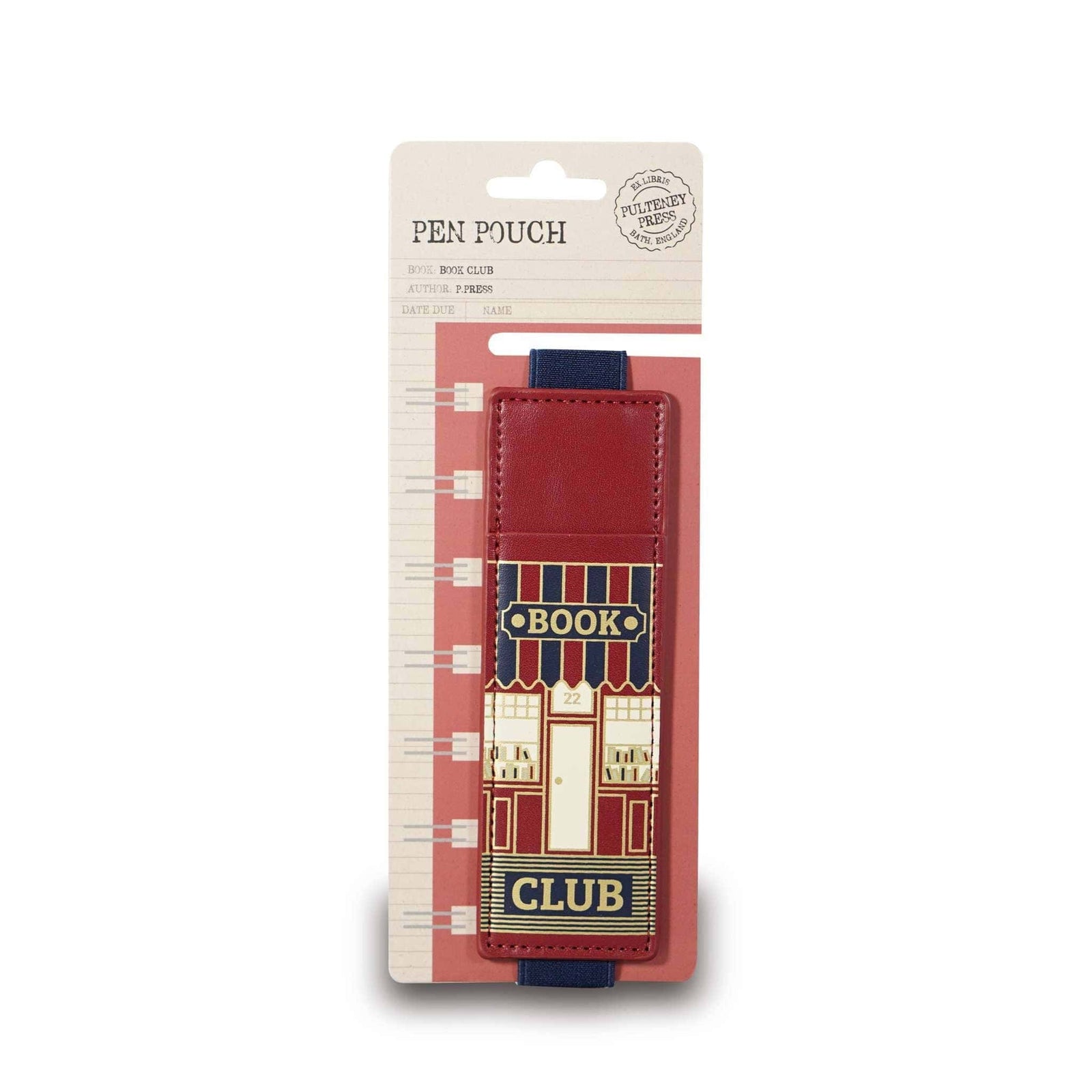 Pen Pouch for Notebook Pulteney Press Book Club BookGeek