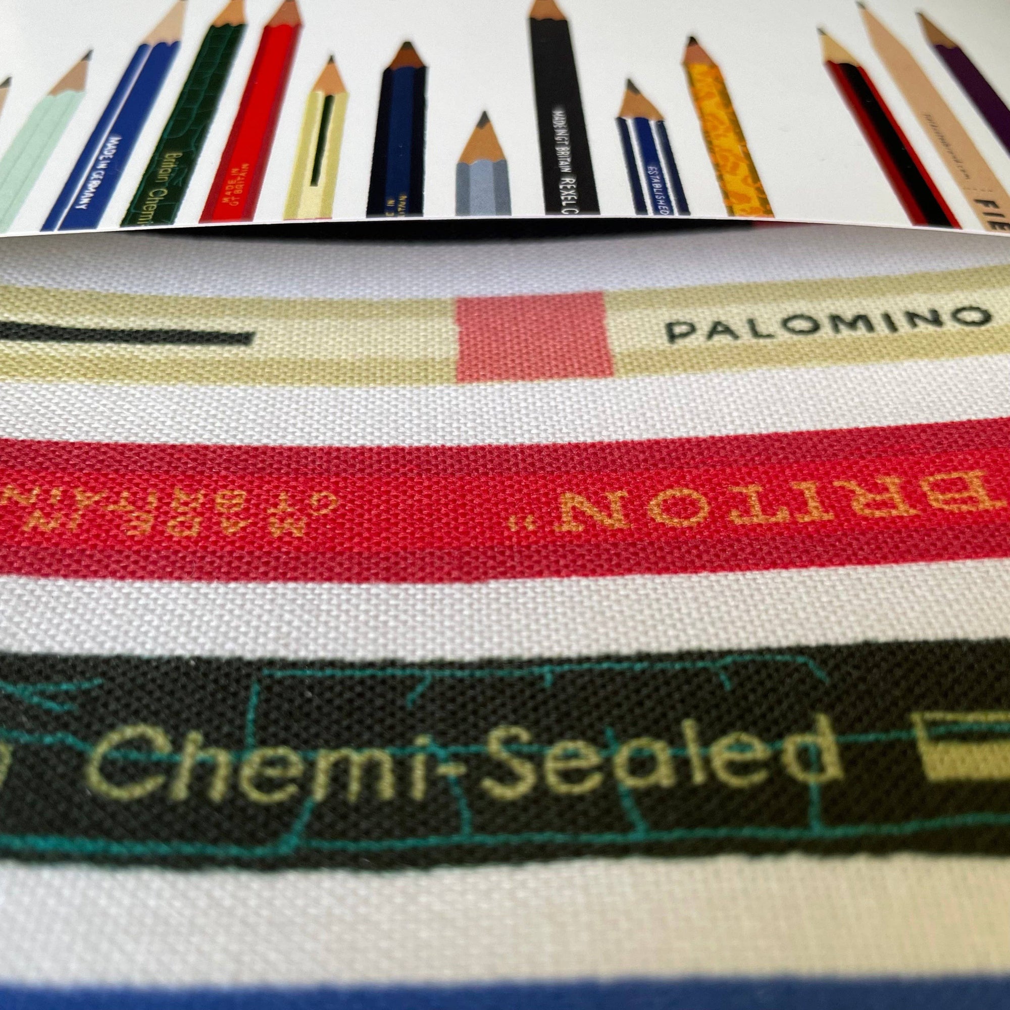Pencil collection - tea towel BookGeek