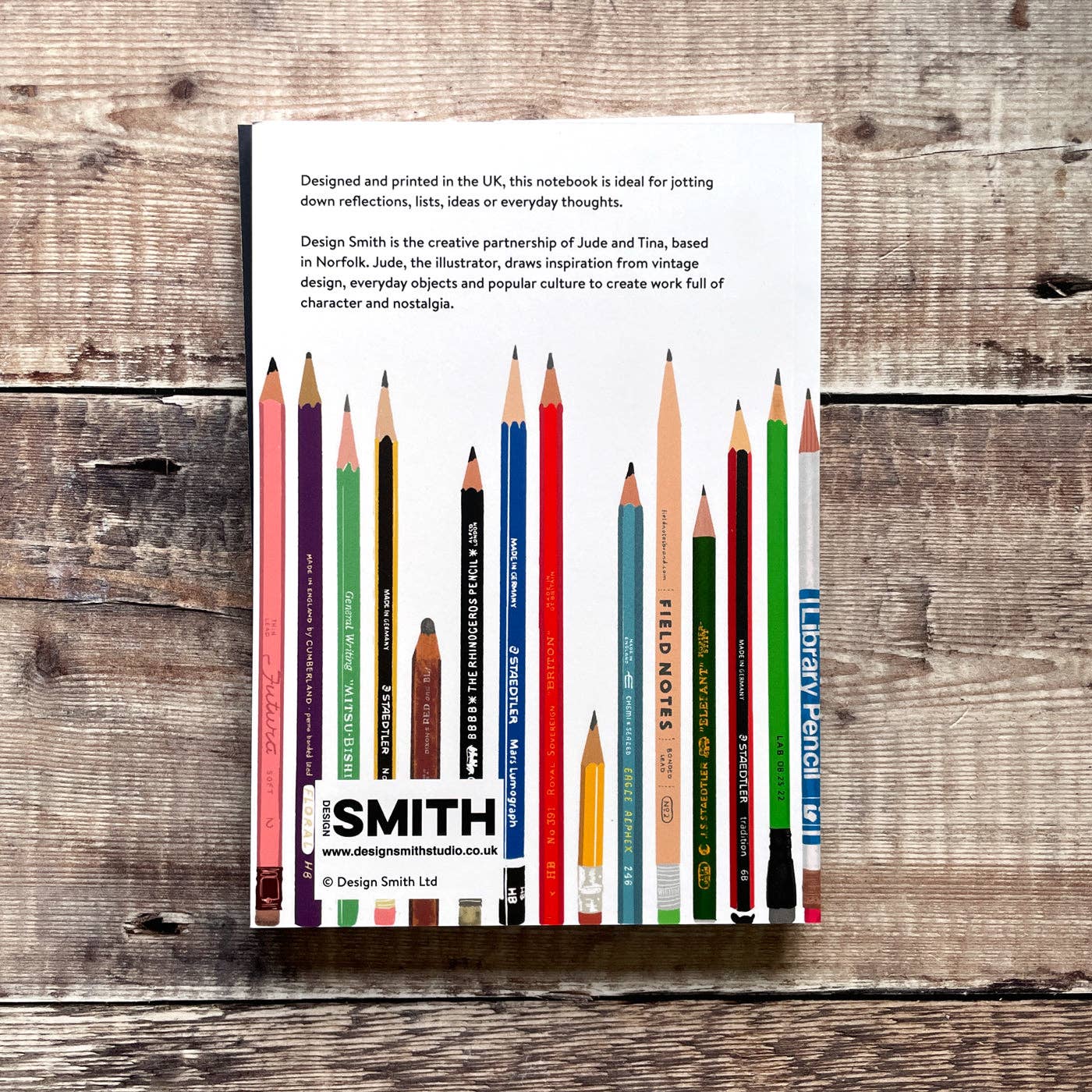 Pencils - A5 premium notebook BookGeek