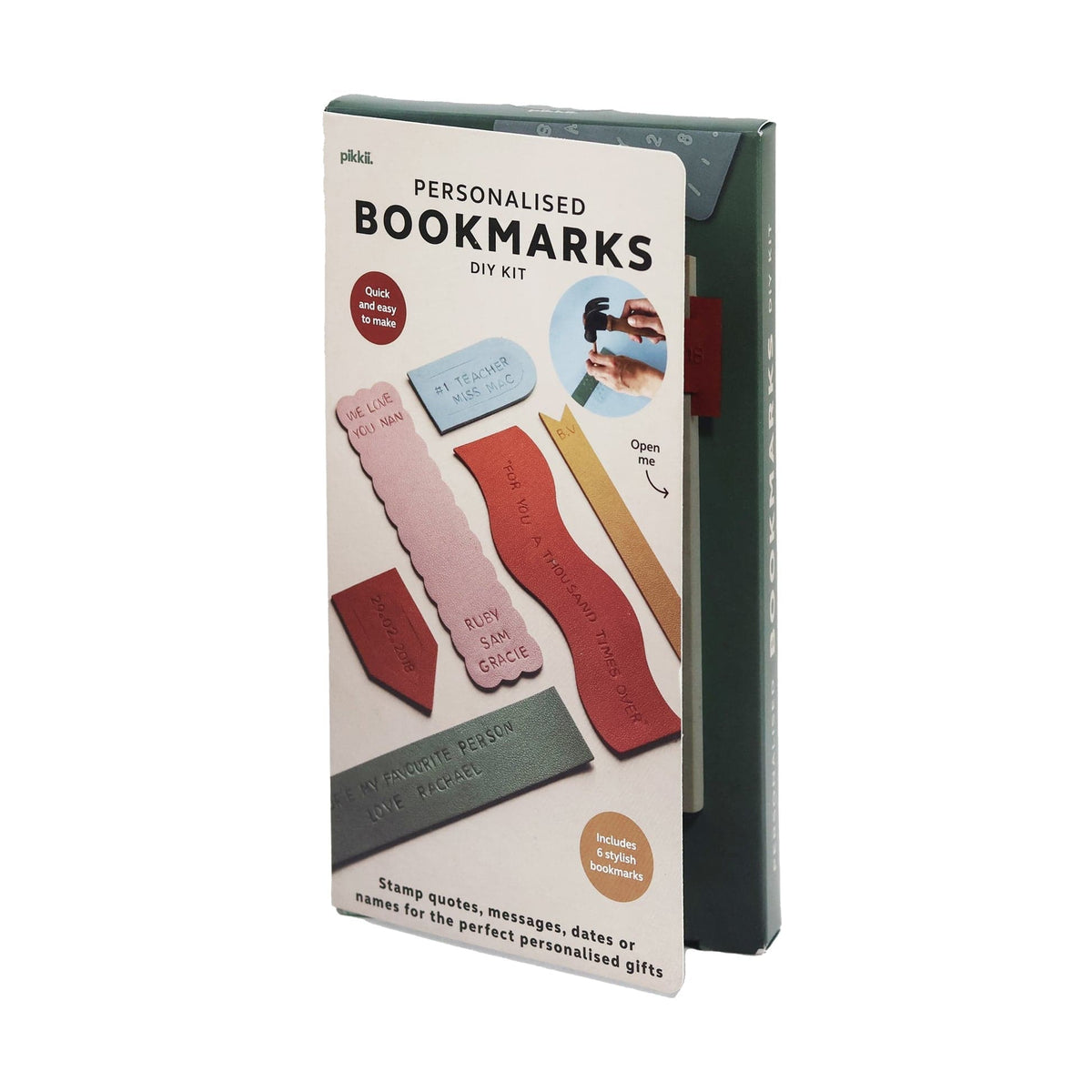 Personalised Bookmarks DIY Kit BookGeek