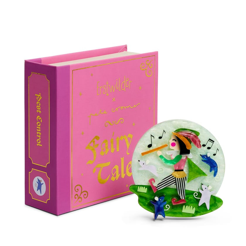 Pest Control Brooch BookGeek