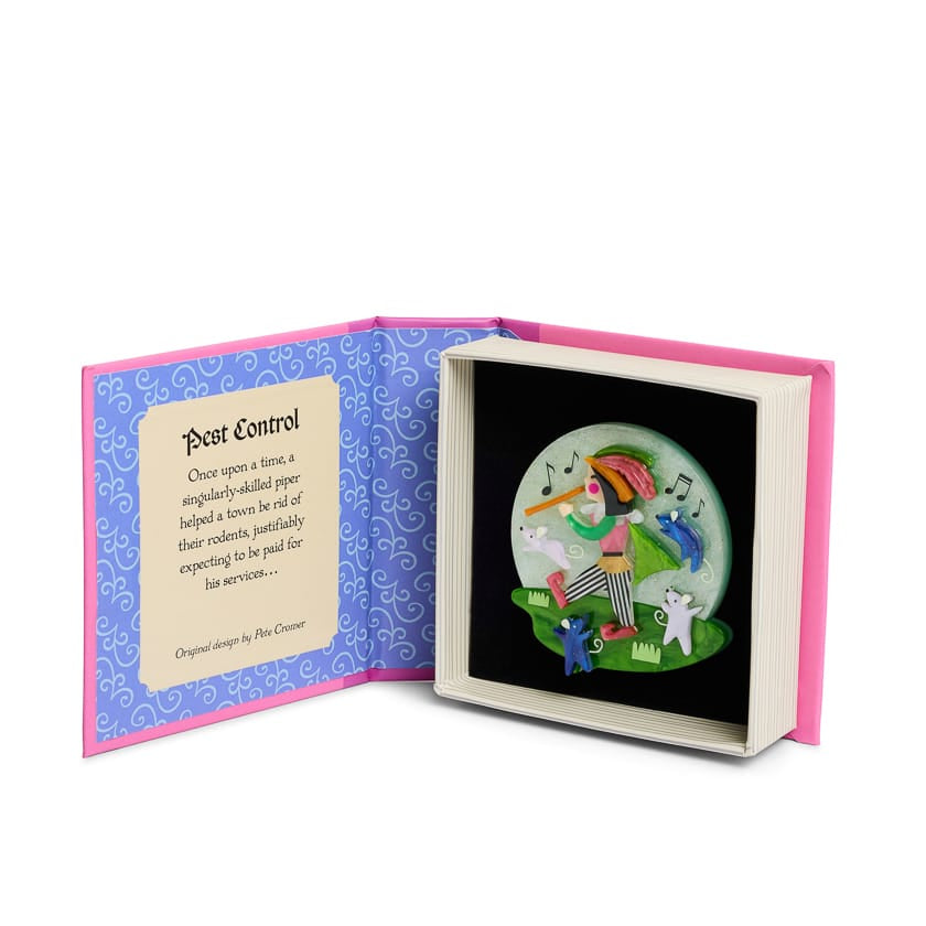 Pest Control Brooch BookGeek