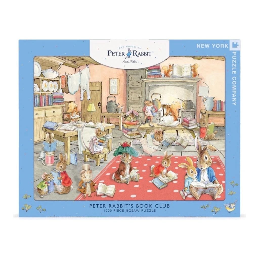 Peter Rabbit&#39;s Book Club Jigsaw Puzzle BookGeek