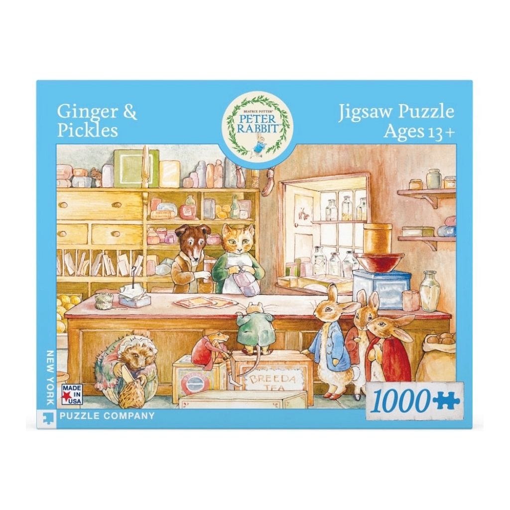 Peter Rabbit&#39;s Ginger &amp; Pickles Jigsaw Puzzle BookGeek