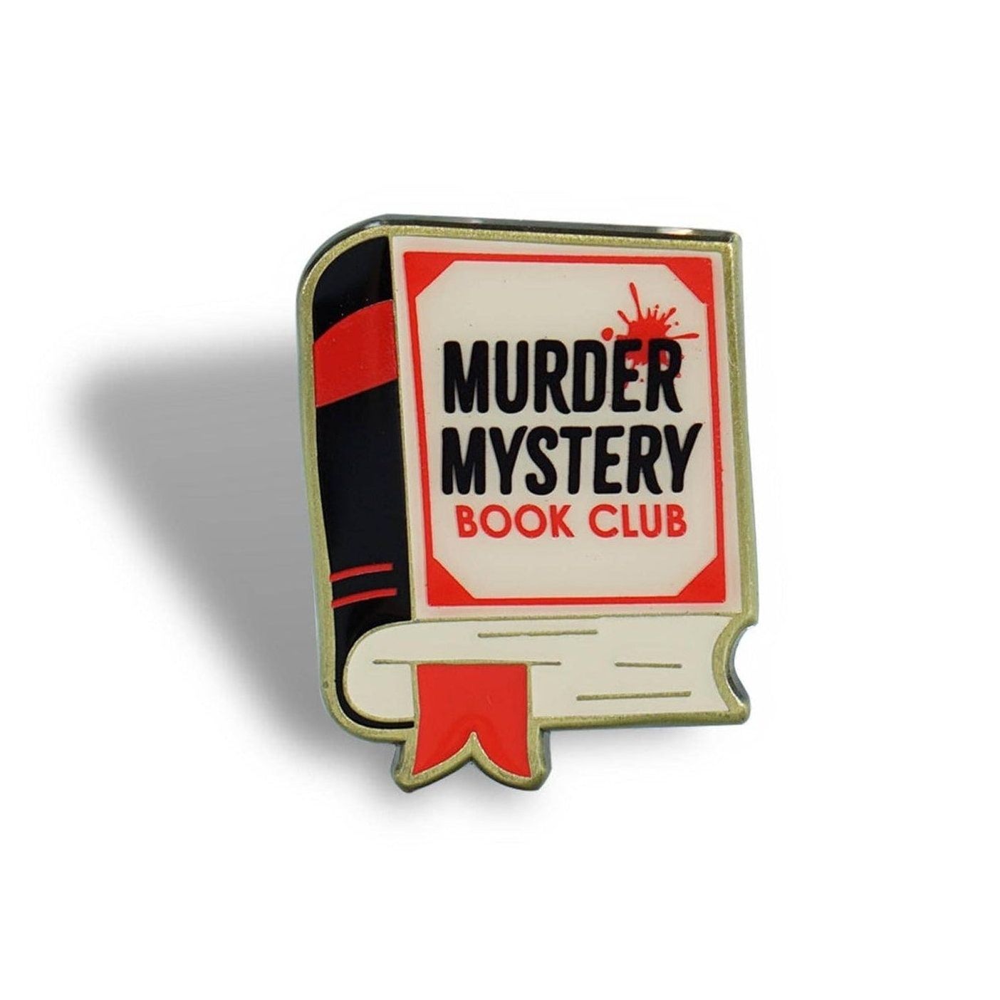 Pin Badge - Murder Mystery Book Club BookGeek