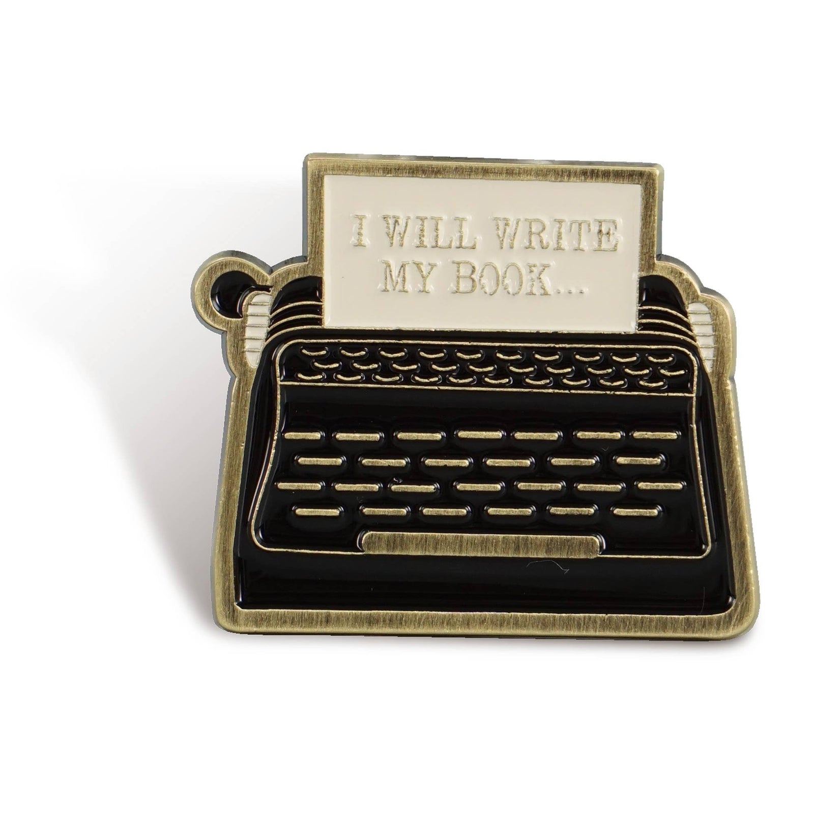 Pin Badge - Pulteney Press (I Will Write) BookGeek