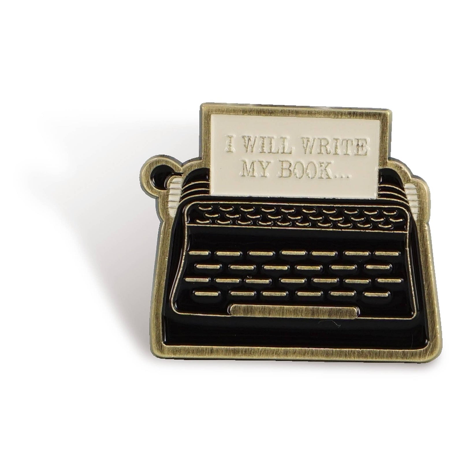 Pin Badge - Pulteney Press (I Will Write) BookGeek
