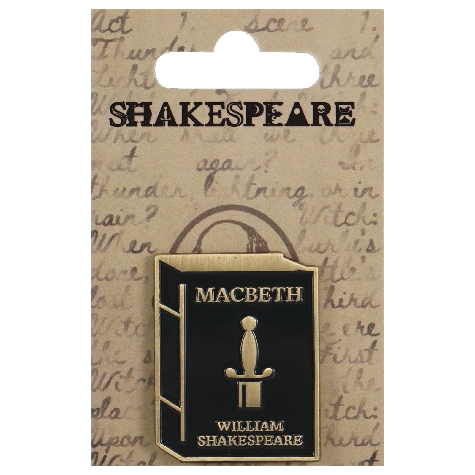 Pin Badge - Shakespeare (Macbeth) BookGeek
