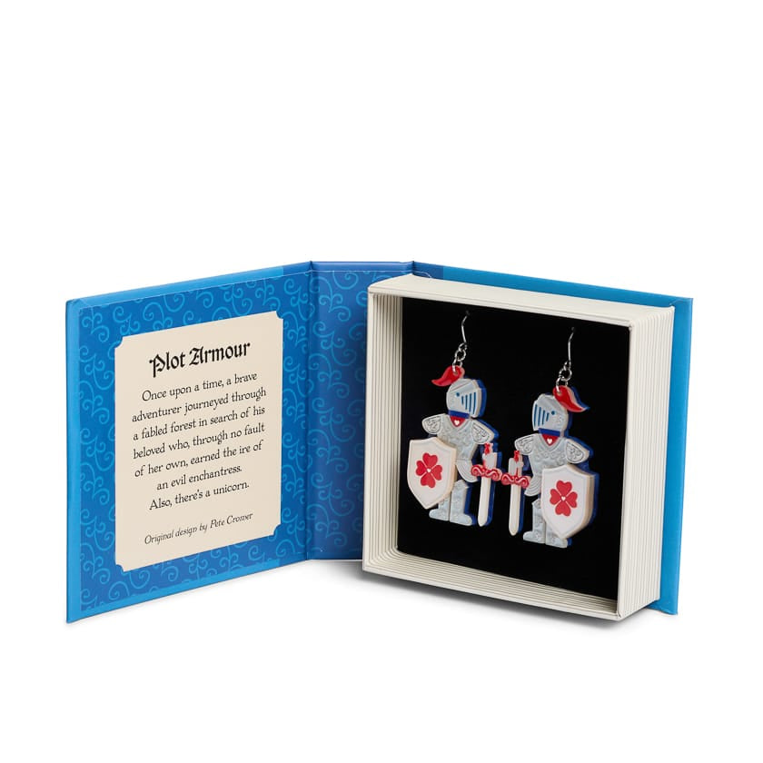 Plot Armour Earrings BookGeek