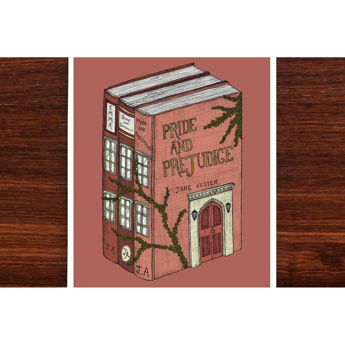 Pride and Prejudice  - A5 art print BookGeek