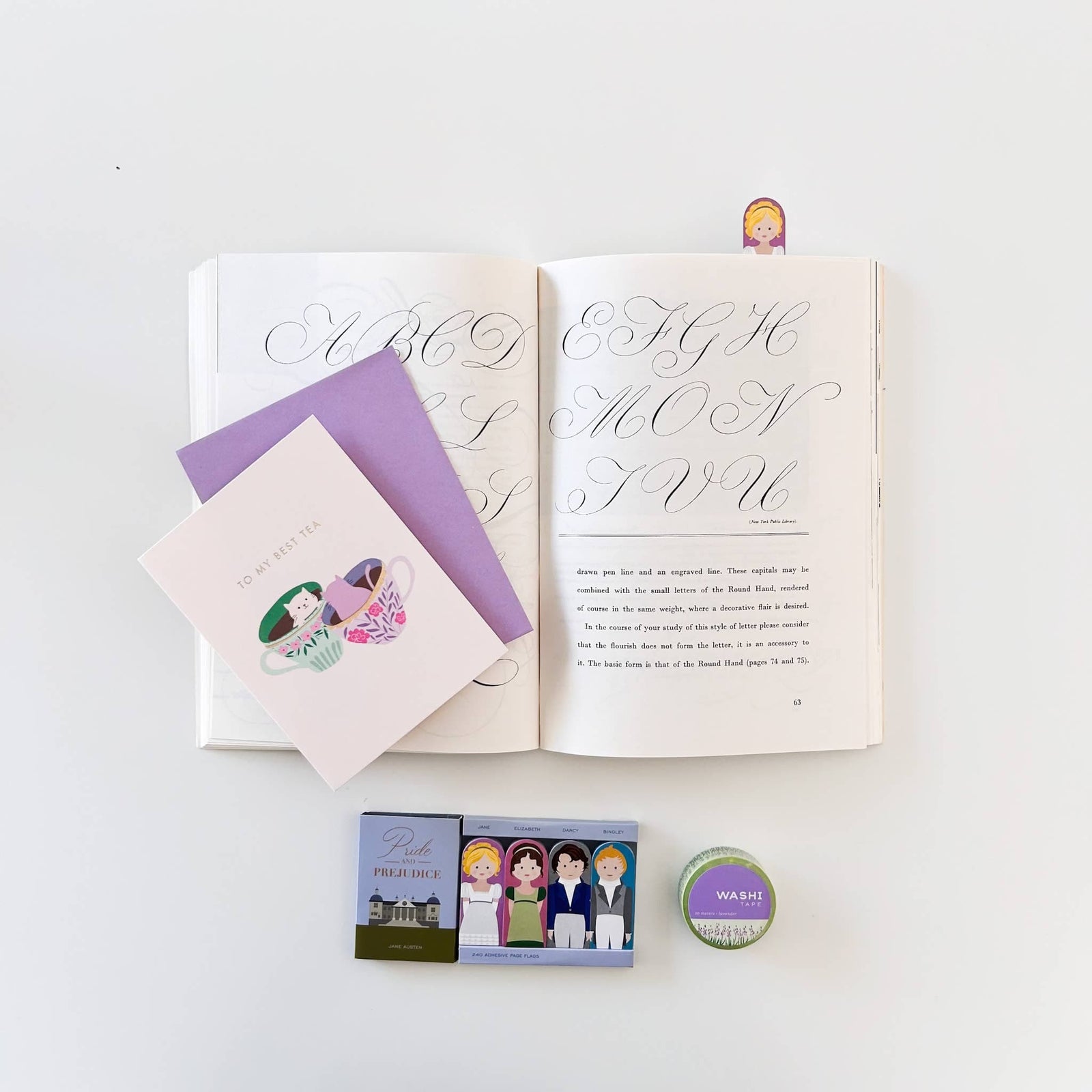 Pride and Prejudice Classic Characters Page Flags BookGeek