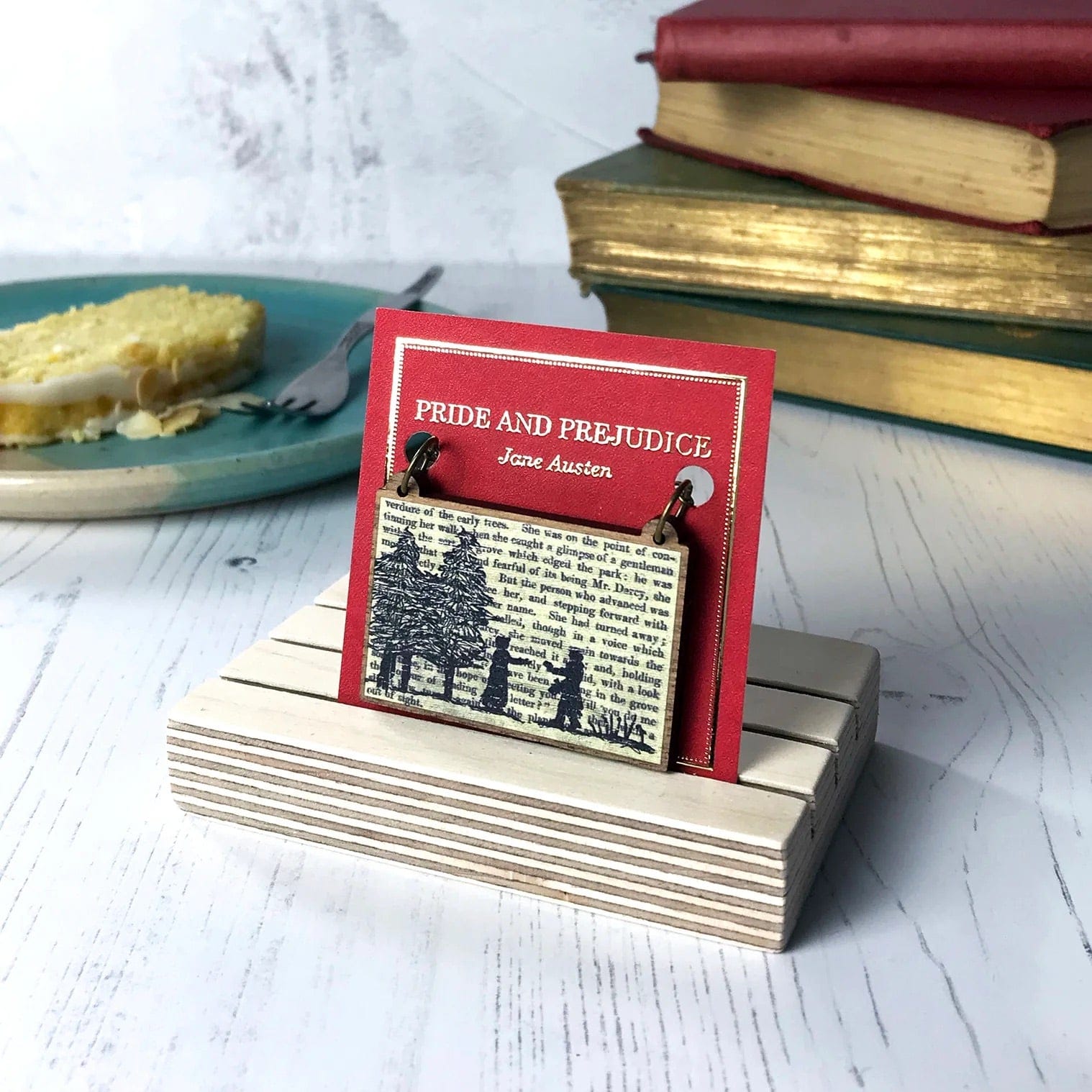 Pride and Prejudice Silhouette Necklace BookGeek