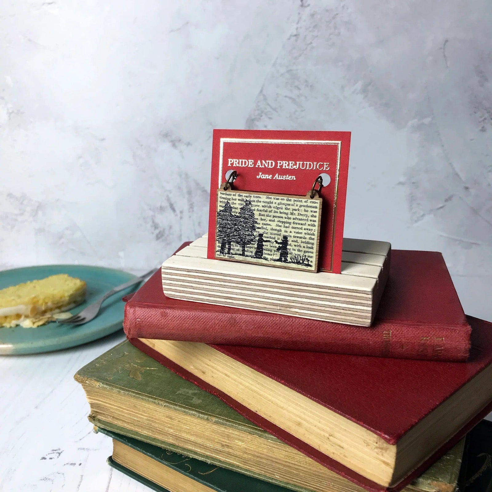 Pride and Prejudice Silhouette Necklace BookGeek