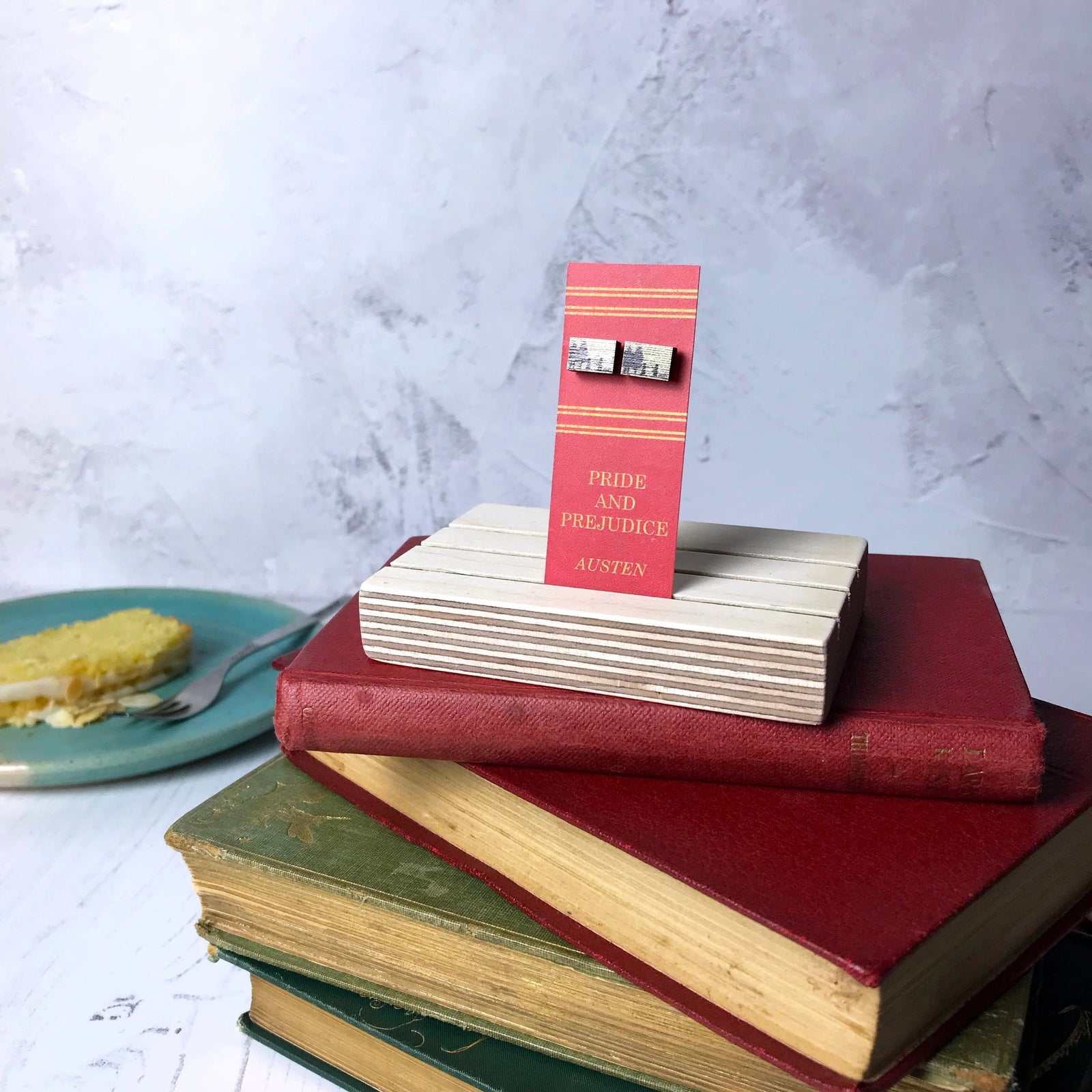 Pride and Prejudice Silhouette Stud Earrings BookGeek