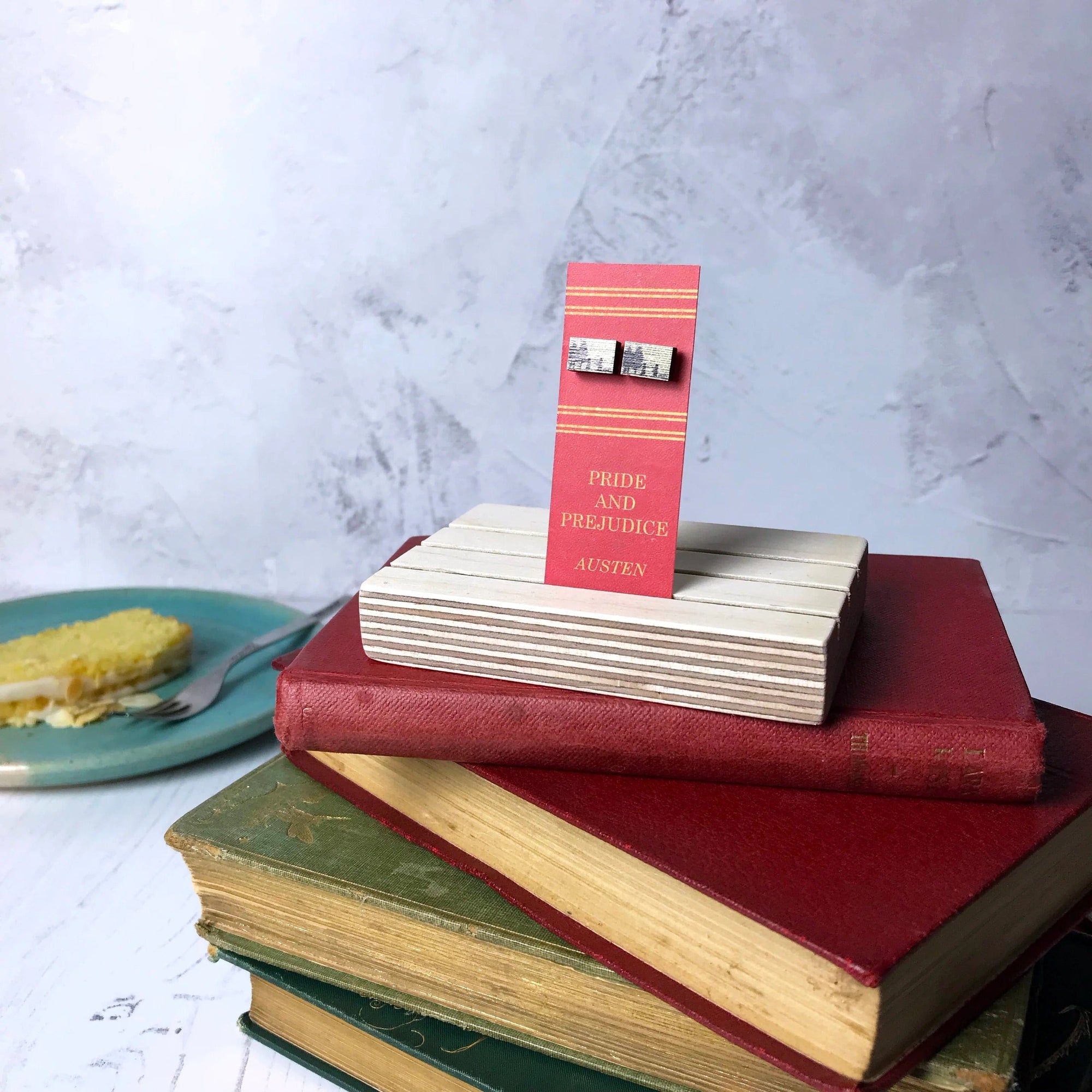 Pride and Prejudice Silhouette Stud Earrings BookGeek