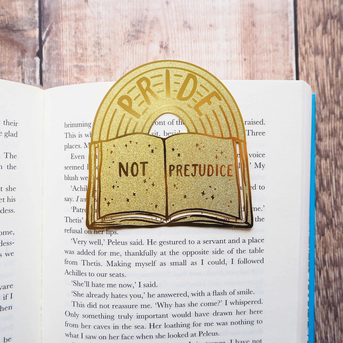 Pride Not Prejudice Brass Bookmark BookGeek