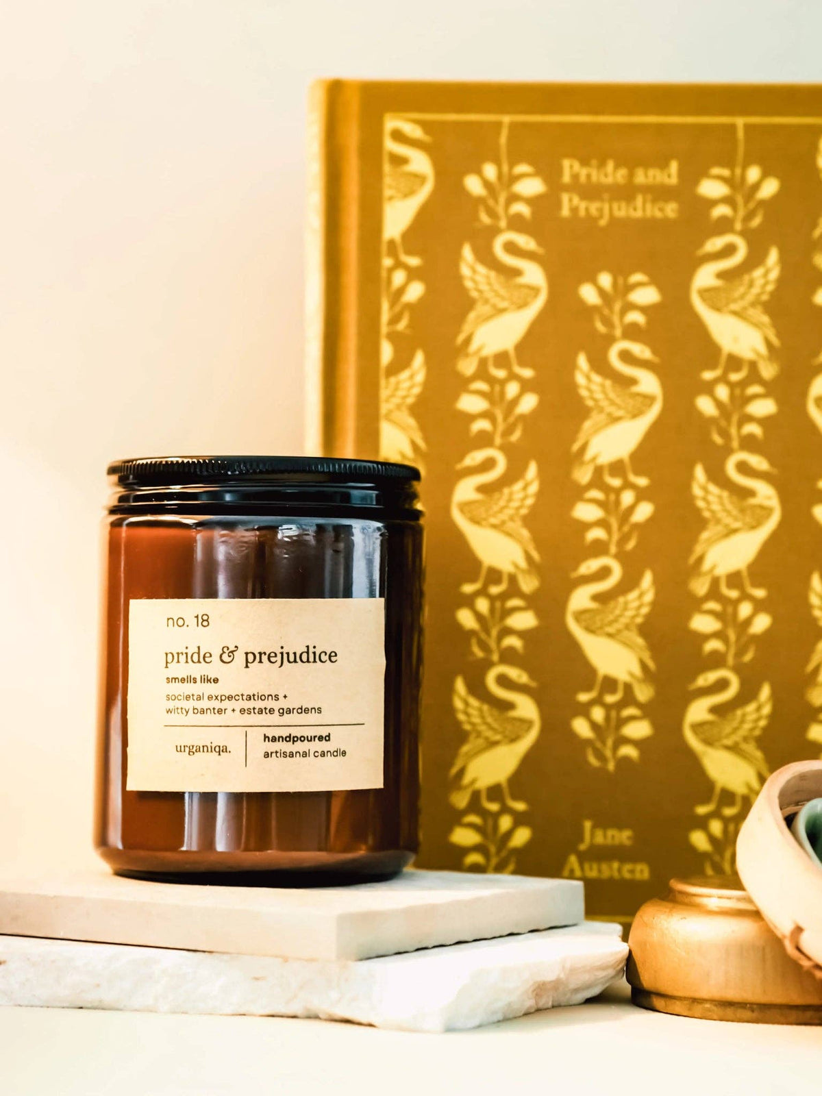 Pride &amp; Prejudice Bookish Literary-inspired Scented Candle BookGeek