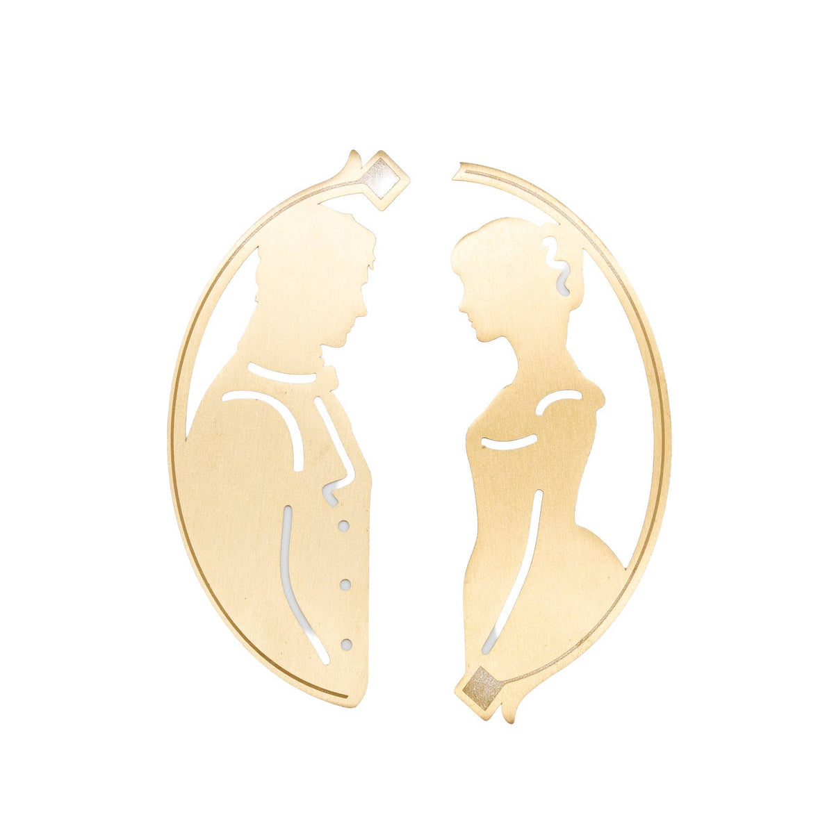 Pride & Prejudice Brass Bookmarks BookGeek