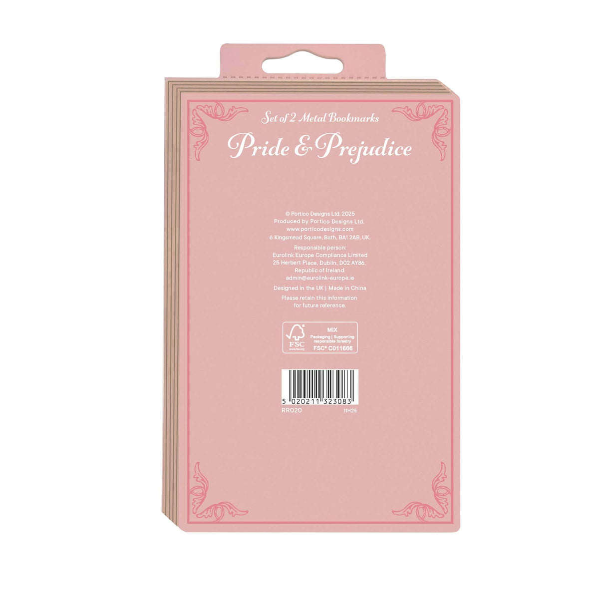 Pride & Prejudice Brass Bookmarks BookGeek