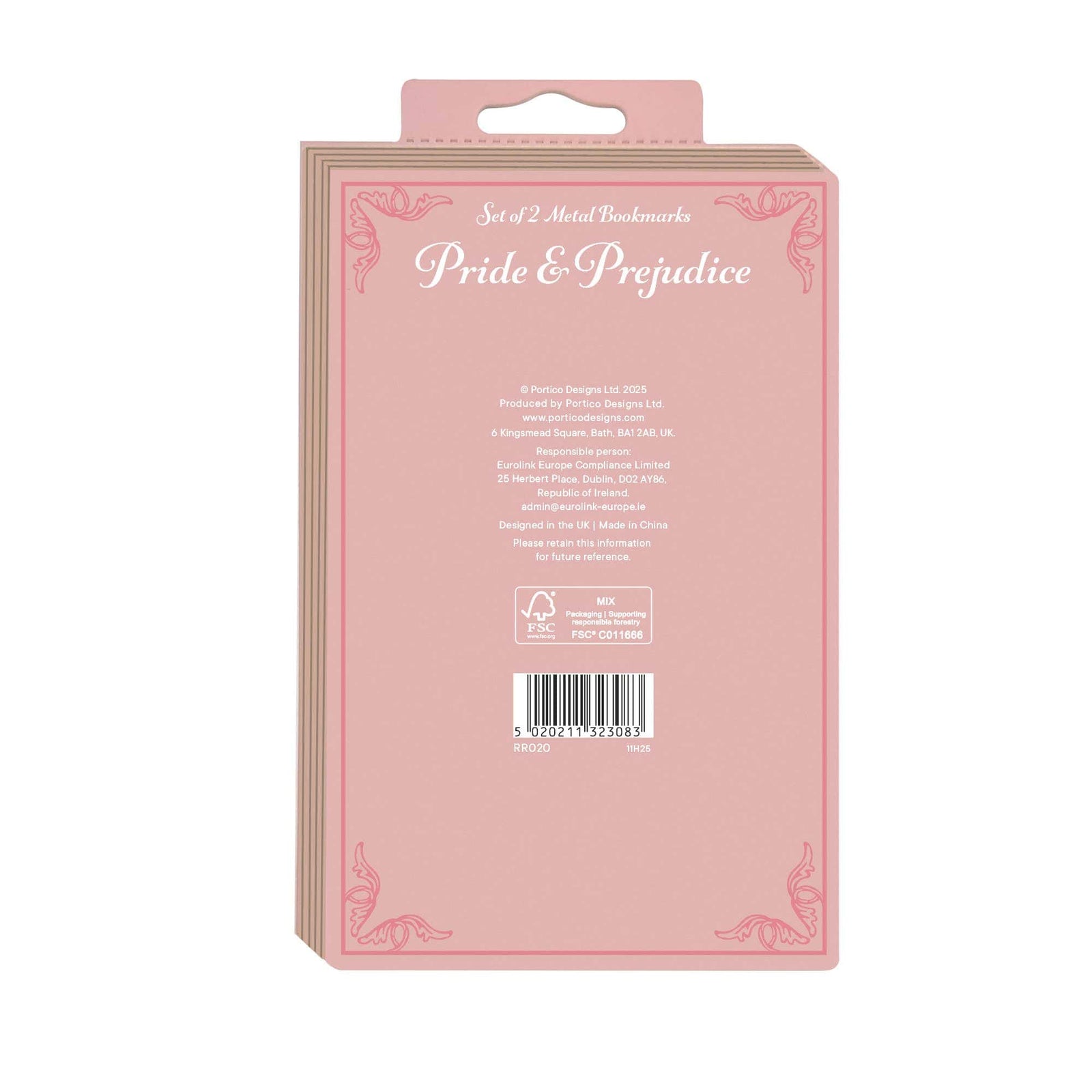 Pride & Prejudice Brass Bookmarks BookGeek