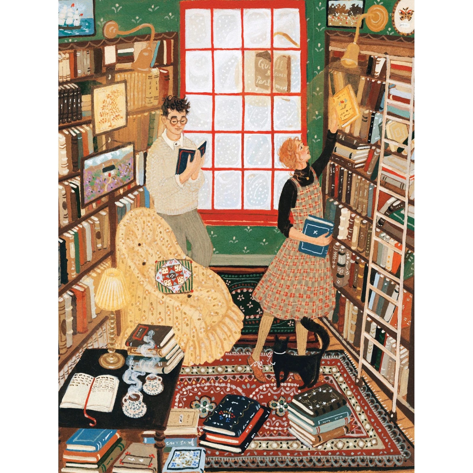 Quill & Parchment Jigsaw Puzzle BookGeek