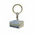 Rather Be Reading Metal Keyring BookGeek