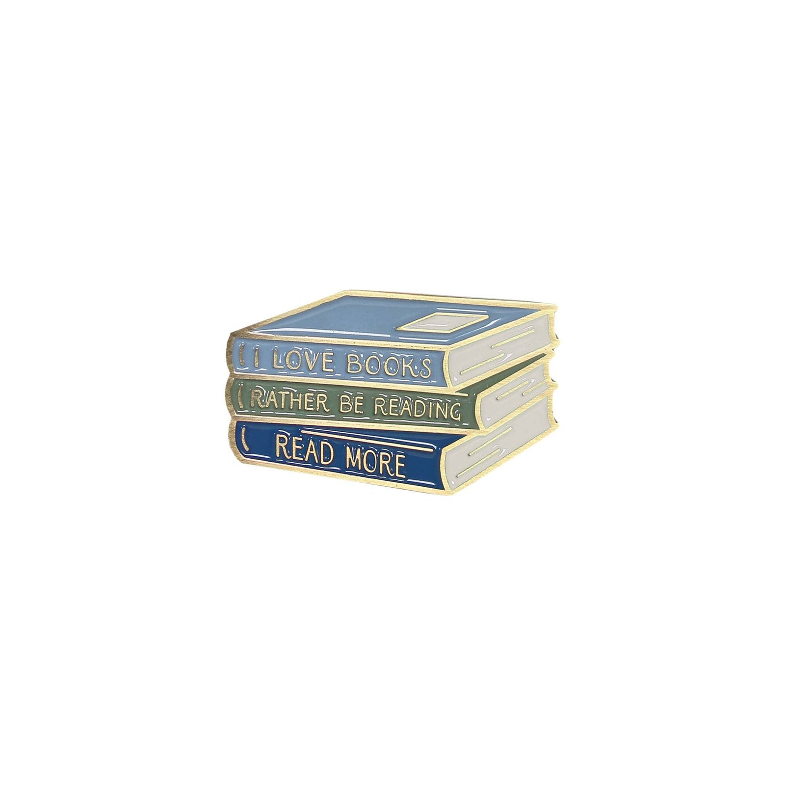 Rather Be Reading Pin Badge BookGeek