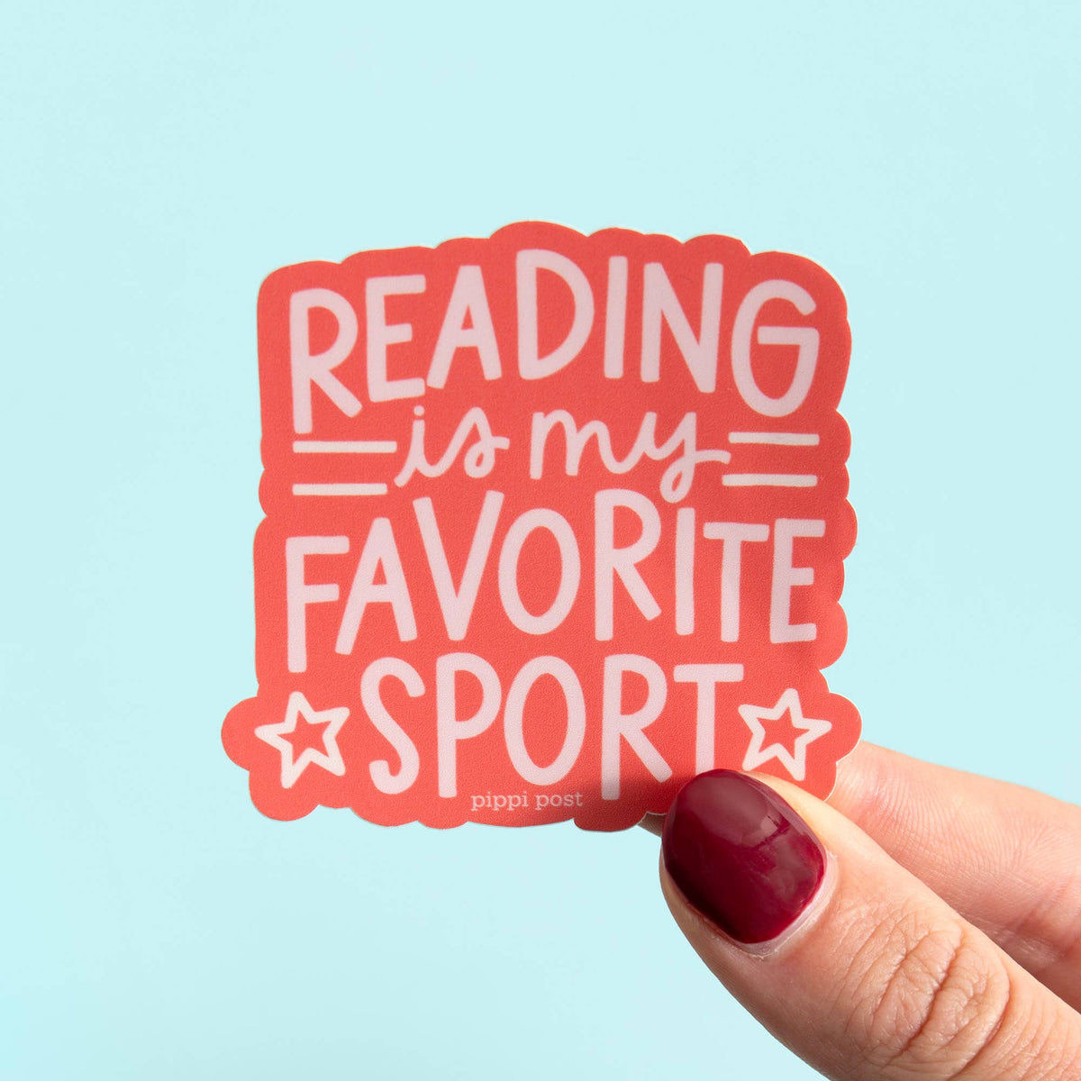 Reading Is My Favorite Sport Book Lover Decal Sticker BookGeek