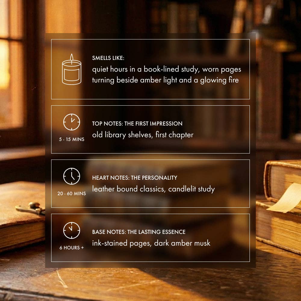 Reading Nook Candle | Woody Exotic BookGeek