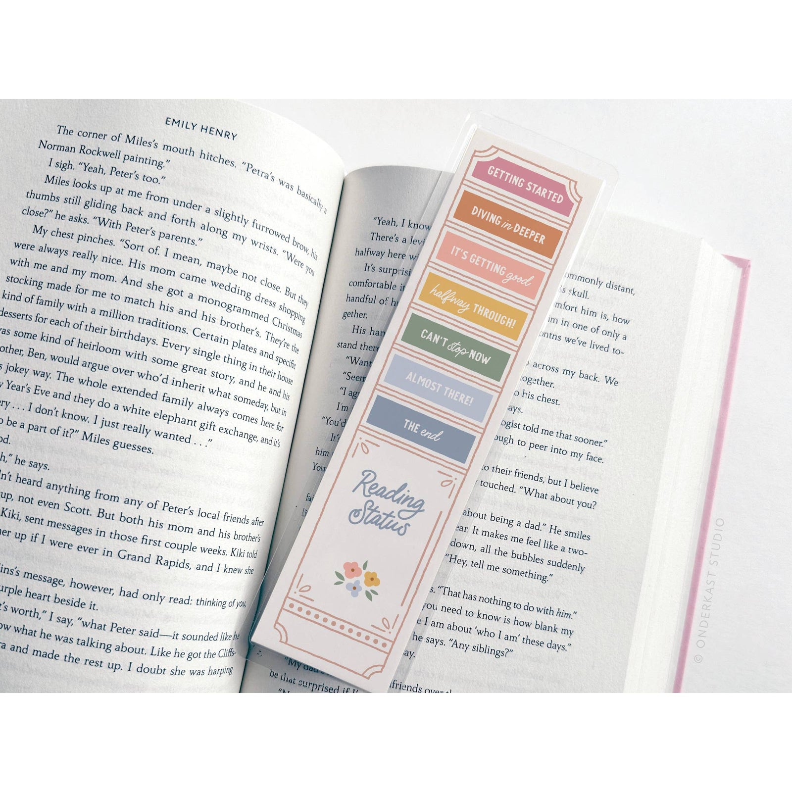 Reading Status Laminated Bookmark BookGeek