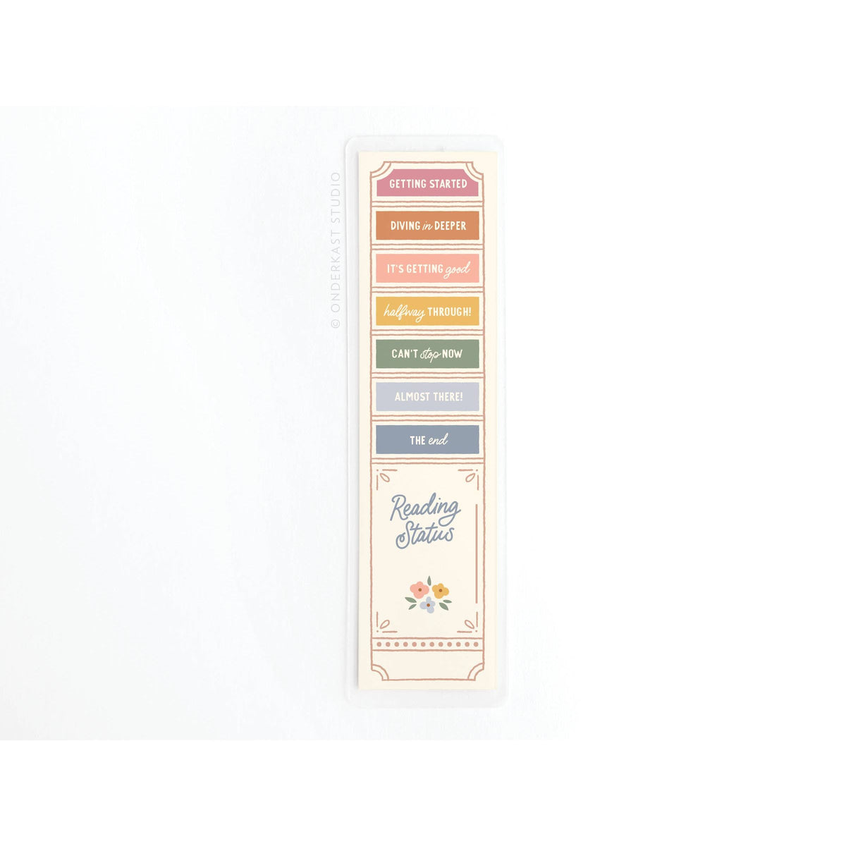 Reading Status Laminated Bookmark BookGeek