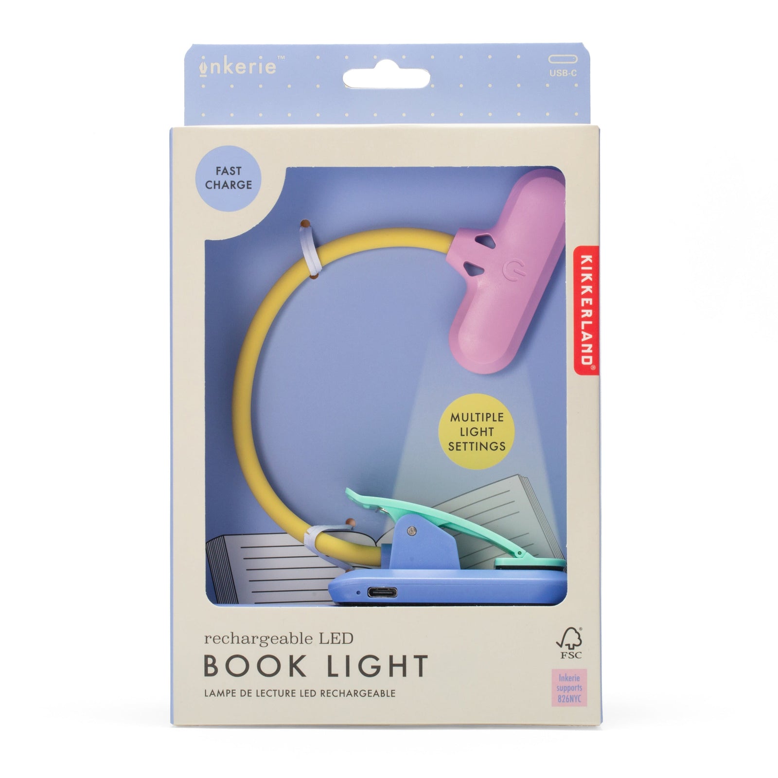 Rechargeable LED Book Light BookGeek